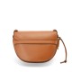 LOEWE Small Gate Dual Bag In Soft Calfskin And Jacquard - Tan