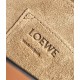 LOEWE Small Gate Dual Bag In Soft Calfskin And Jacquard - Tan