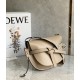 LOEWE Small Gate Dual Bag In Soft Calfskin And Jacquard - Sand