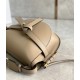 LOEWE Small Gate Dual Bag In Soft Calfskin And Jacquard - Sand