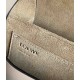 LOEWE Small Gate Dual Bag In Soft Calfskin And Jacquard - Sand