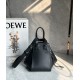 LOEWE Compact Hammock Bag In Classic Calfskin - Black