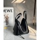 LOEWE Compact Hammock Bag In Classic Calfskin - Black