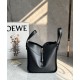 LOEWE Compact Hammock Bag In Classic Calfskin - Black