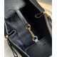 LOEWE Compact Hammock Bag In Classic Calfskin - Black