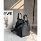 LOEWE Compact Hammock Bag In Classic Calfskin - Black