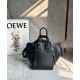 LOEWE Compact Hammock Bag In Classic Calfskin - Black