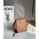 LOEWE Compact Hammock Bag In Classic Calfskin - Tan