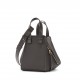 LOEWE Compact Hammock Bag In Soft Grained Calfskin - Dark Grey