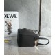 LOEWE Compact Hammock Bag In Soft Grained Calfskin - Dark Grey