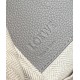 LOEWE Compact Hammock Bag In Soft Grained Calfskin - Pearl Grey