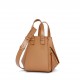 LOEWE Compact Hammock Bag In Soft Grained Calfskin - Toffee