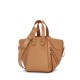 LOEWE Compact Hammock Bag In Soft Grained Calfskin - Toffee