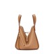 LOEWE Compact Hammock Bag In Soft Grained Calfskin - Toffee