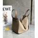 LOEWE Compact Hammock Bag In Soft Grained Calfskin - Sand