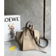 LOEWE Compact Hammock Bag In Soft Grained Calfskin - Sand