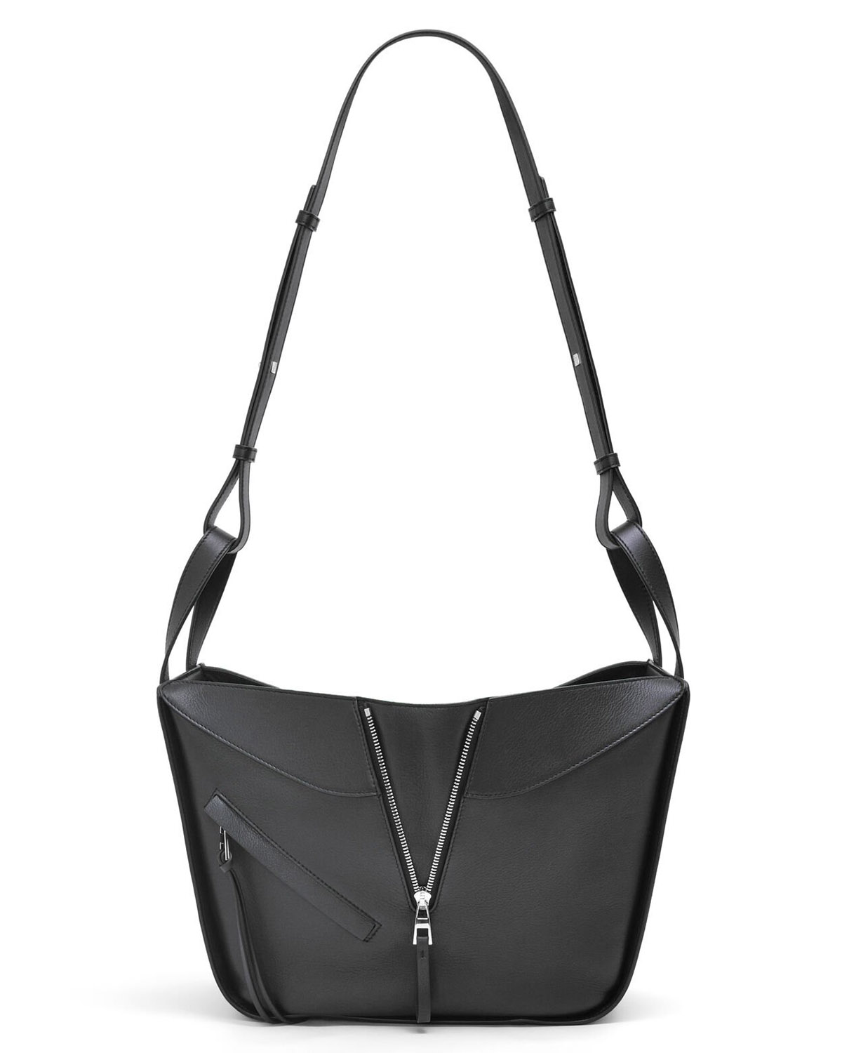 LOEWE Small Hammock Bag In Classic Calfskin - Black