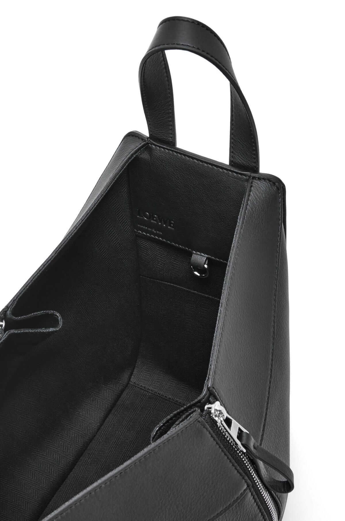 LOEWE Small Hammock Bag In Classic Calfskin - Black