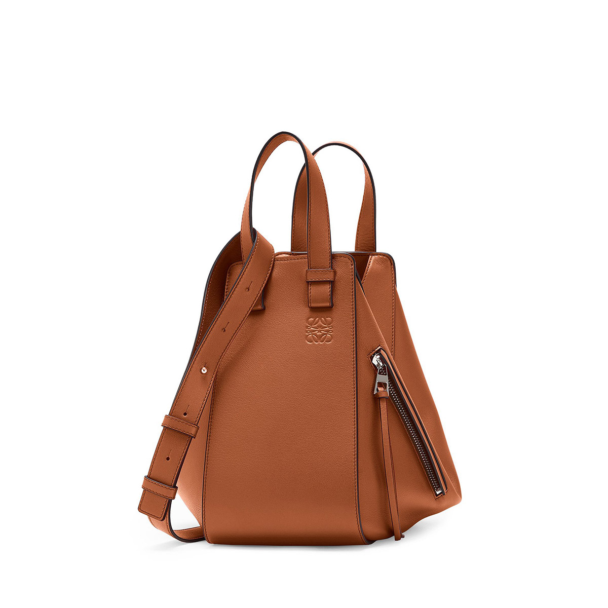 LOEWE Small Hammock Bag In Classic Calfskin - Tan