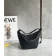 LOEWE Mini Hammock Hobo Bag In Classic Calfskin - Black