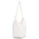 LOEWE Mini Hammock Hobo Bag In Classic Calfskin - Soft White