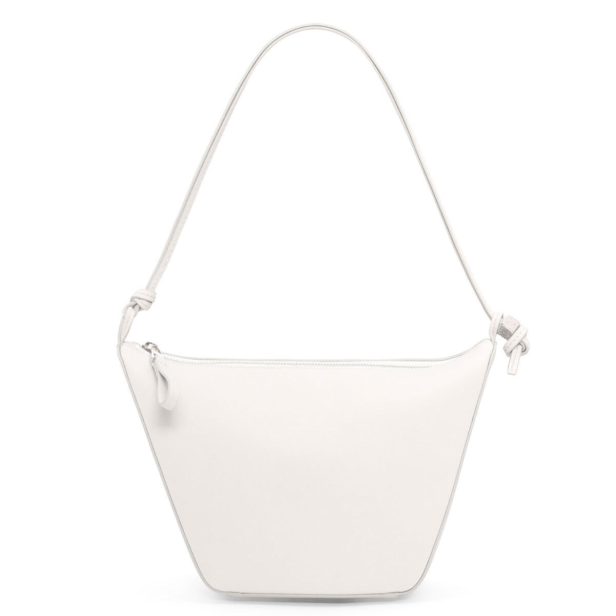 LOEWE Mini Hammock Hobo Bag In Classic Calfskin - Soft White