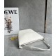 LOEWE Mini Hammock Hobo Bag In Classic Calfskin - Soft White