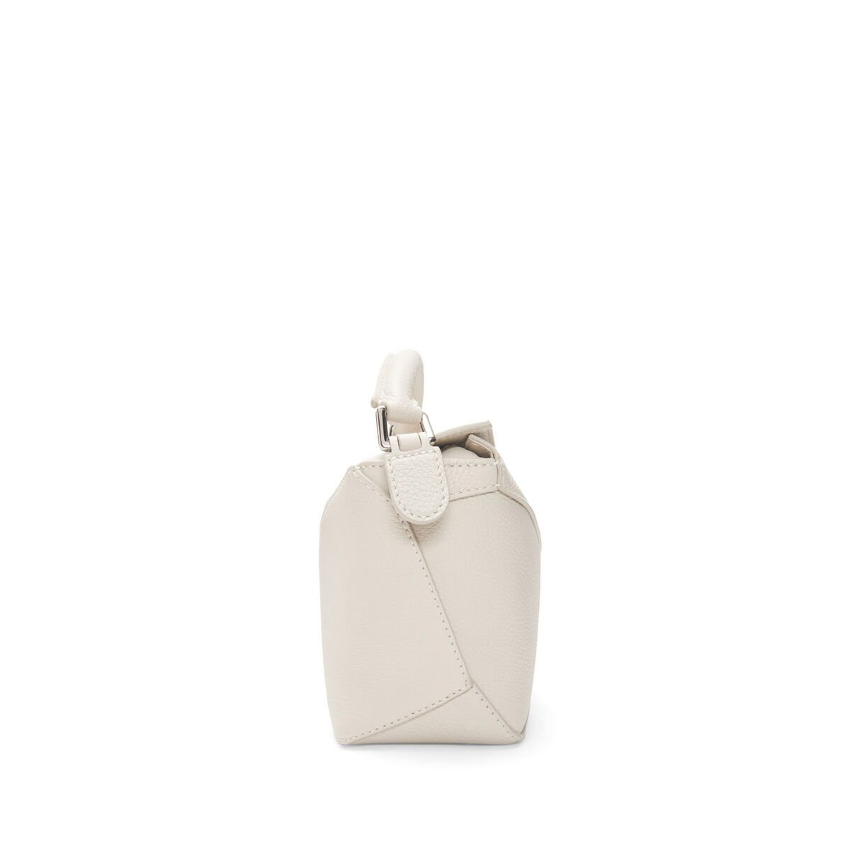 LOEWE Mini Puzzle Bag In  Calfskin - Soft White