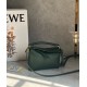 LOEWE Mini Puzzle Bag In  Calfskin - Bottle Green