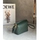 LOEWE Mini Puzzle Bag In  Calfskin - Bottle Green