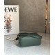 LOEWE Mini Puzzle Bag In  Calfskin - Bottle Green