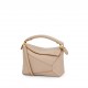 LOEWE Mini Puzzle Bag In  Calfskin - Sand