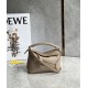 LOEWE Mini Puzzle Bag In  Calfskin - Sand