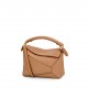 LOEWE Mini Puzzle Bag In  Calfskin - Toffee