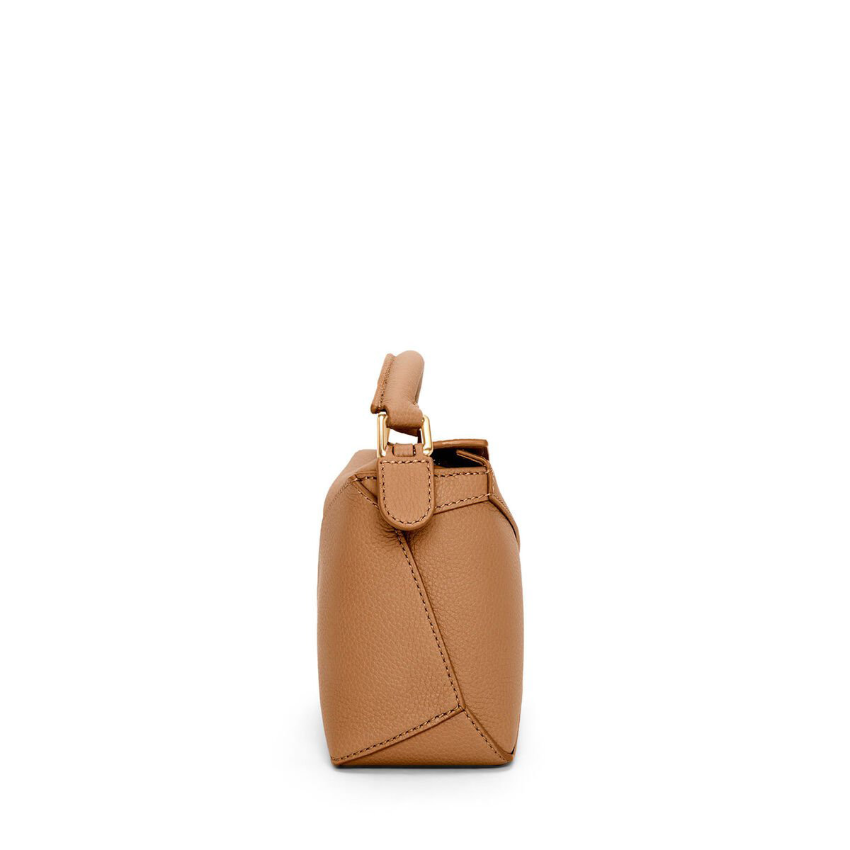 LOEWE Mini Puzzle Bag In  Calfskin - Toffee