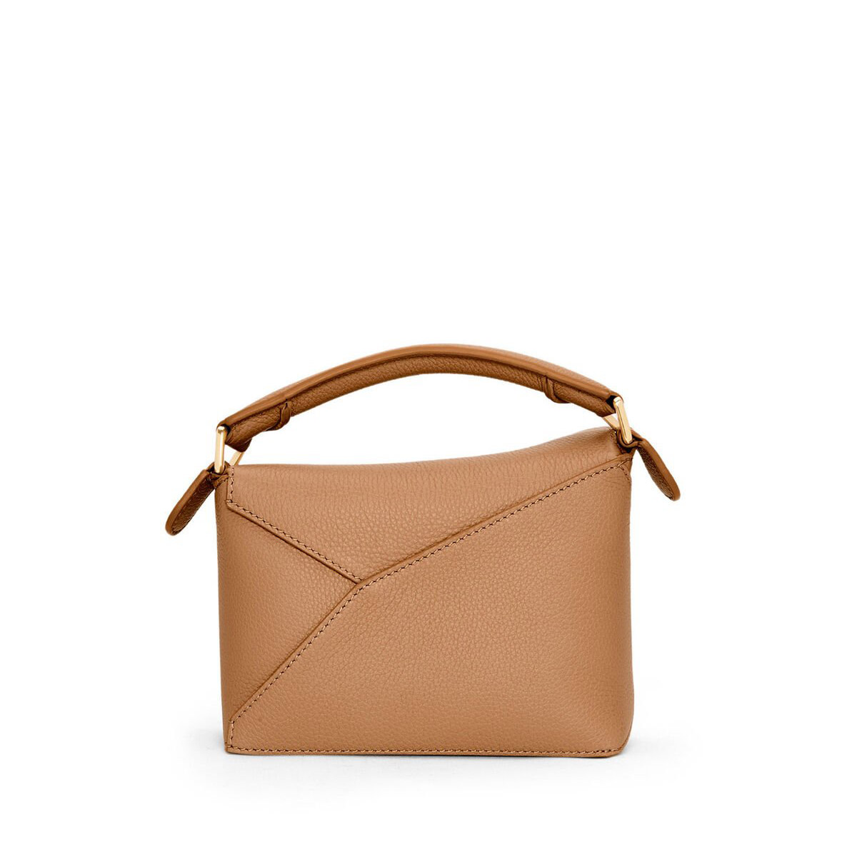 LOEWE Mini Puzzle Bag In  Calfskin - Toffee