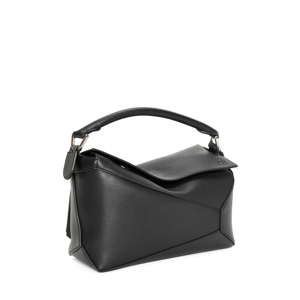 LOEWE Small Puzzle Bag In  Calfskin - Black