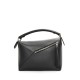 LOEWE Small Puzzle Bag In  Calfskin - Black