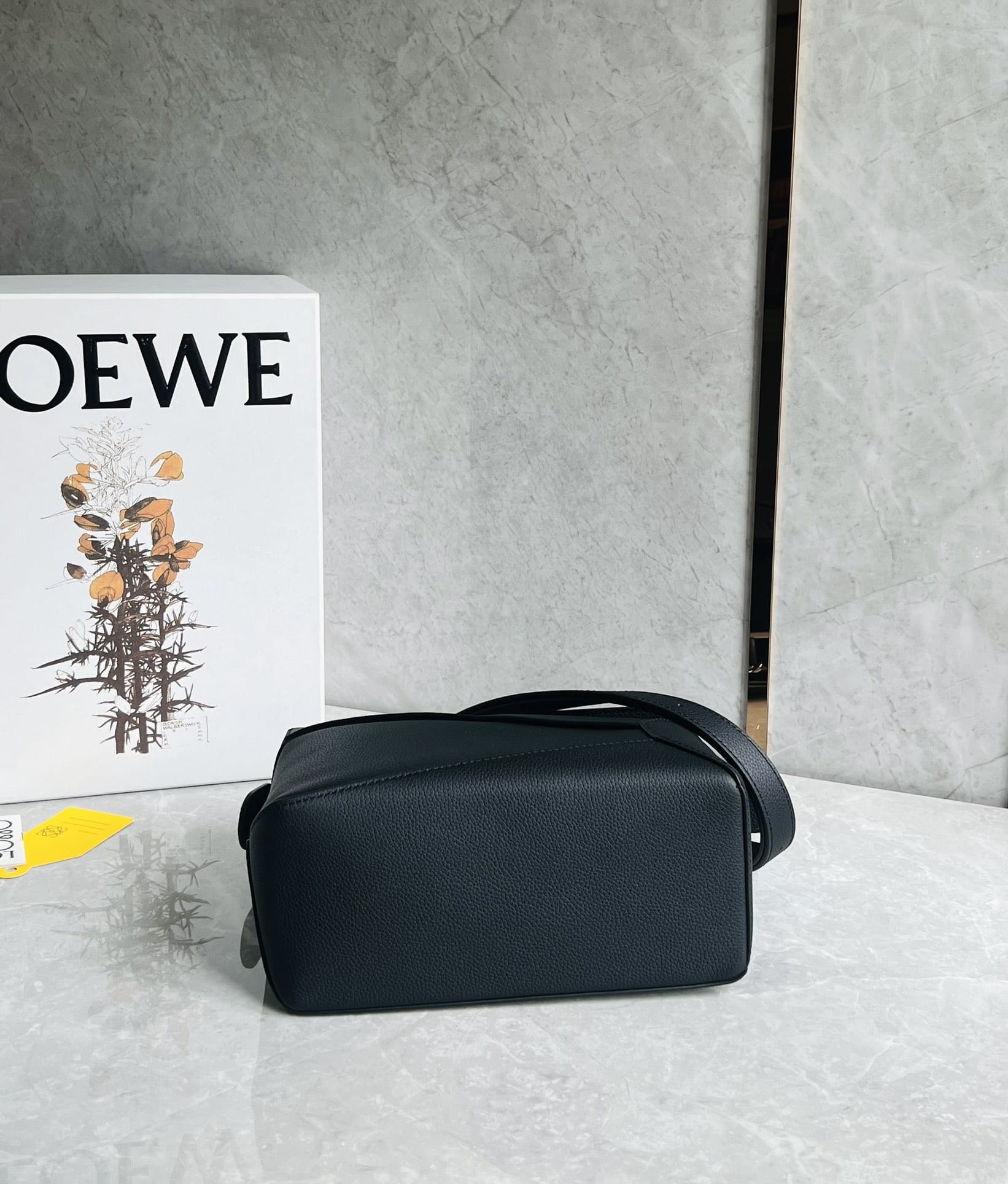 LOEWE Small Puzzle Bag In  Calfskin - Black