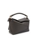 LOEWE Small Puzzle Bag In  Calfskin - Dark Grey