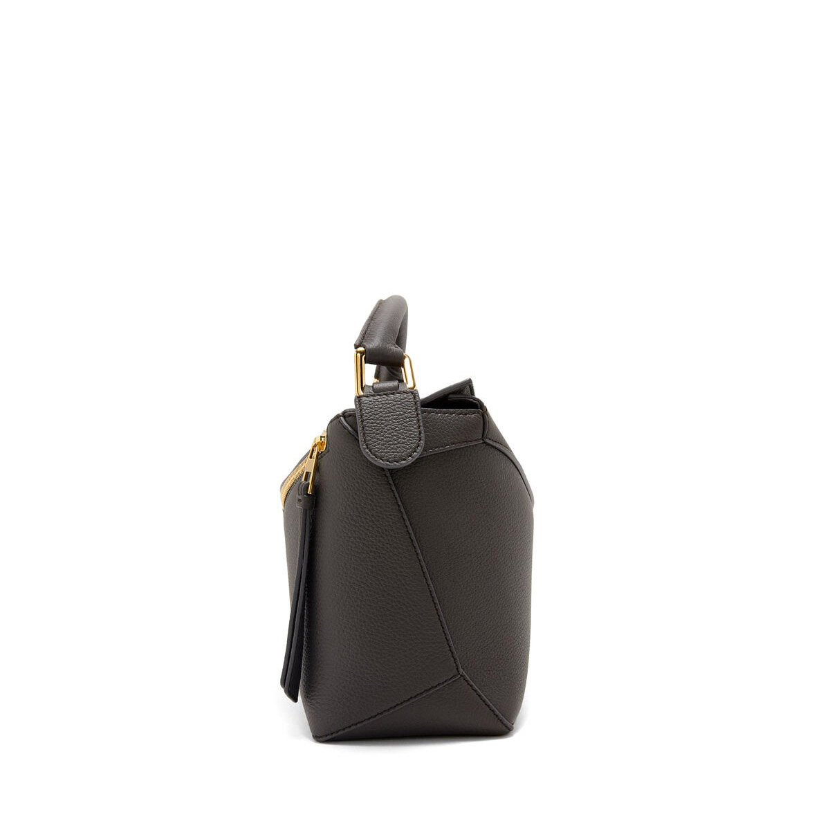 LOEWE Small Puzzle Bag In  Calfskin - Dark Grey