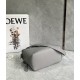 LOEWE Small Puzzle Bag In  Calfskin - Pearl Grey