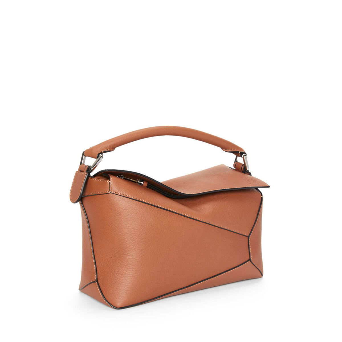 LOEWE Small Puzzle Bag In  Calfskin - Tan