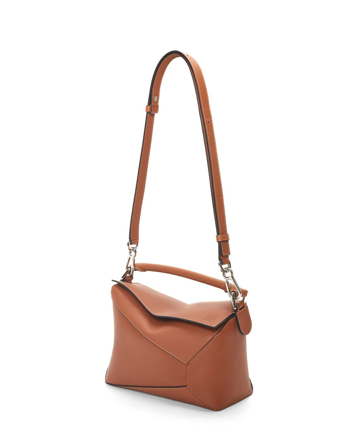 LOEWE Small Puzzle Bag In  Calfskin - Tan