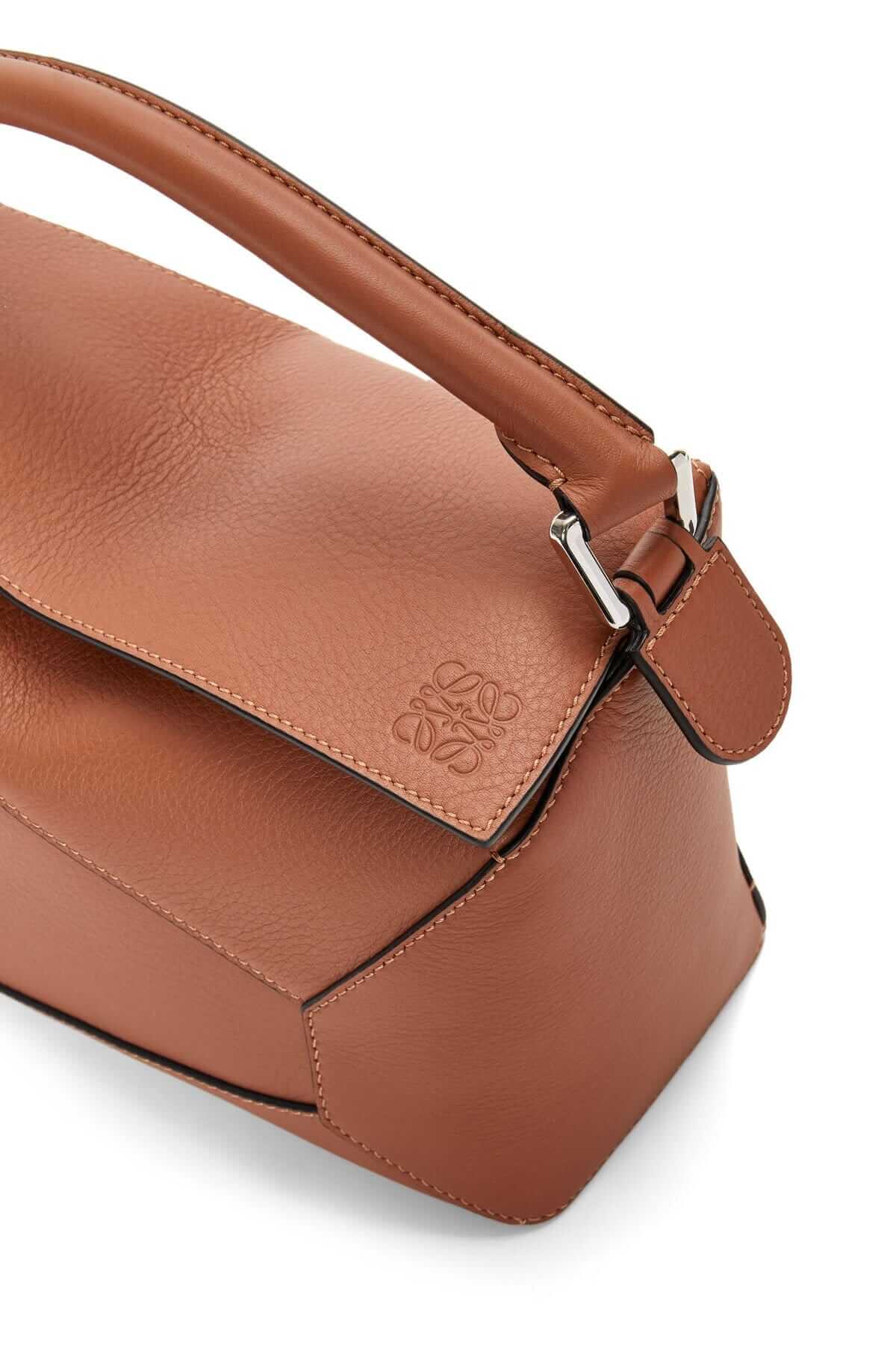 LOEWE Small Puzzle Bag In  Calfskin - Tan