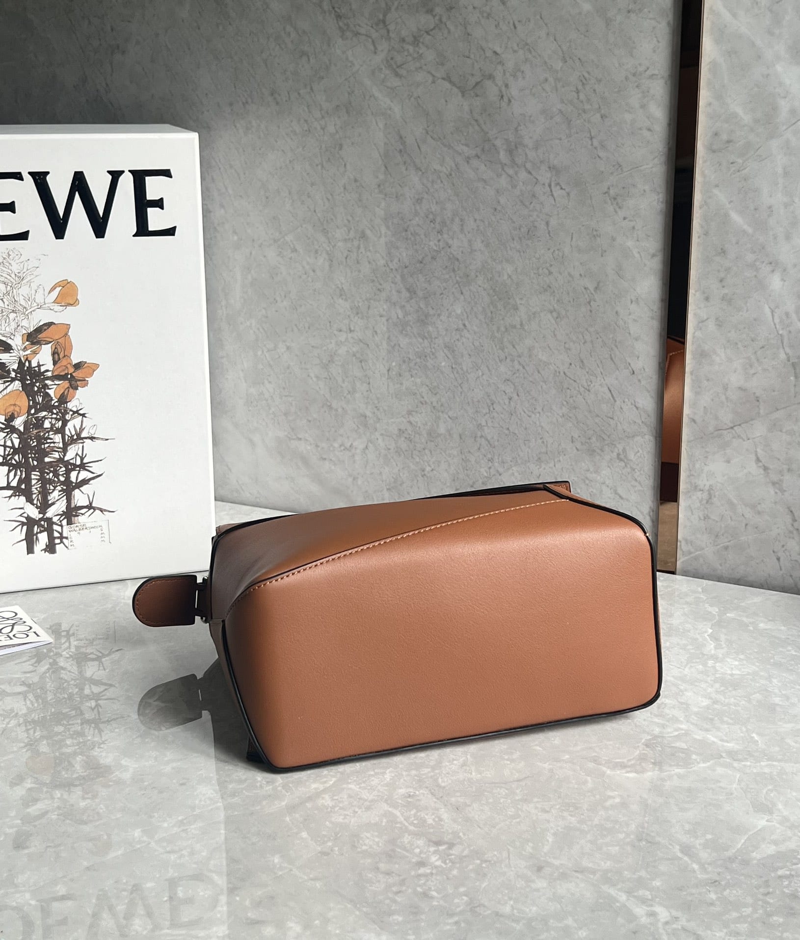 LOEWE Small Puzzle Bag In  Calfskin - Tan