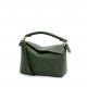 LOEWE Small Puzzle Bag In  Calfskin - Bottle Green