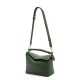 LOEWE Small Puzzle Bag In  Calfskin - Bottle Green