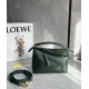 LOEWE Small Puzzle Bag In  Calfskin - Bottle Green