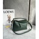 LOEWE Small Puzzle Bag In  Calfskin - Bottle Green